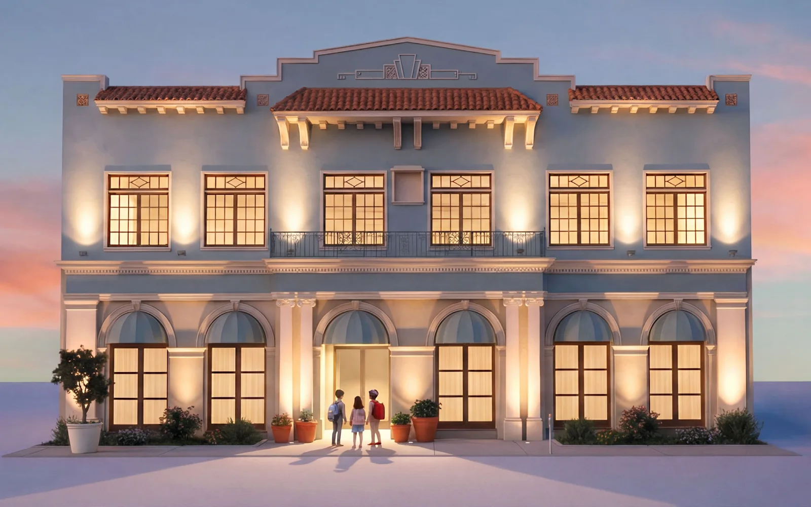 Rendering of the new campus at 1465 Valencia Street
