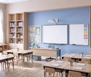 Day school classroom rendering